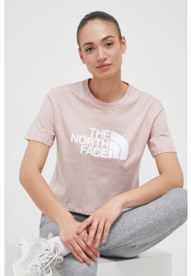 The North Face Памучна тениска в розово - Pepit.bg