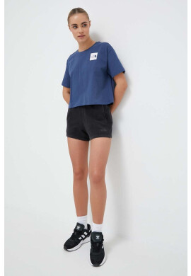 The North Face Памучна тениска в синьо - Pepit.bg