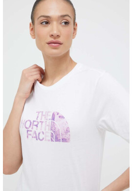 The North Face Памучна тениска в бяло - Pepit.bg