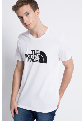 The North Face Памучна тениска Easy в бяло с принт - Pepit.bg