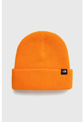 The North Face Шапка в оранжево от плътен трикотаж - Pepit.bg