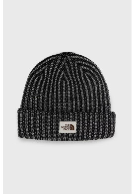 The North Face Шапка в черно от плътен трикотаж - Pepit.bg