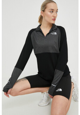 The North Face Спортен суичър в черно с десен - Pepit.bg