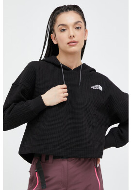 The North Face Спортен суичър в черно с качулка с изчистен дизайн - Pepit.bg