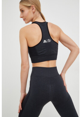 The North Face Спортен сутиен в черно с десен - Pepit.bg