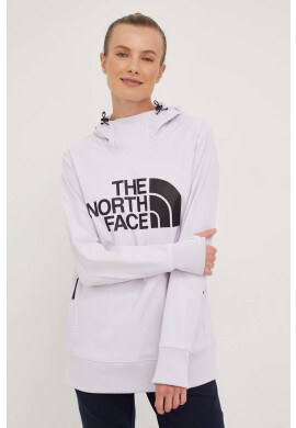 The North Face Суичър в лилаво с качулка с принт - Pepit.bg