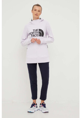The North Face Суичър в лилаво с качулка с принт - Pepit.bg