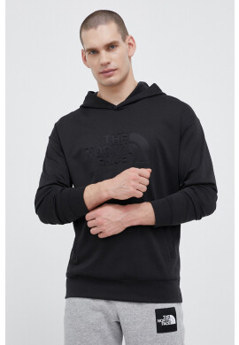 The North Face Суичър в черно с качулка с изчистен дизайн - Pepit.bg