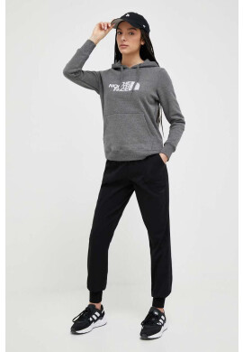 The North Face Суичър в сиво с качулка меланж на - Pepit.bg