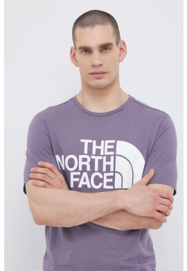 The North Face Тениска в лилаво с принт - Pepit.bg