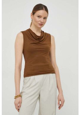 Tiger of Sweden Топ дамски в кафяво - Pepit.bg