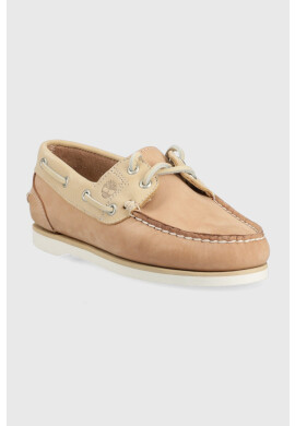 Timberland Мокасини Classic Boat в бежово с равна подметка TB0A5PWBDR11 - Pepit.bg