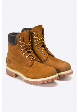Timberland Велурени туристически обувки Premium 6 Inch Boot мъжки в кафяво TB0720668271 - Pepit.bg