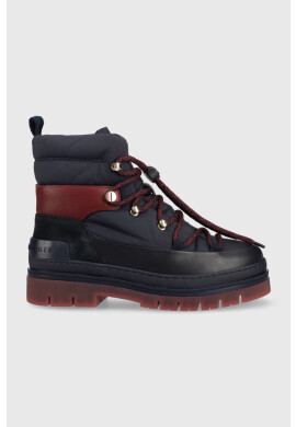 Tommy Hilfiger Апрески Laced Outdoor Boot в тъмносиньо - Pepit.bg