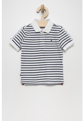 Tommy Hilfiger Бебешка тениска с яка - Pepit.bg