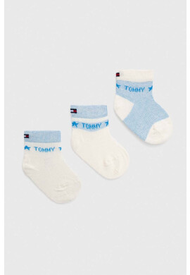 Tommy Hilfiger Бебешки чорапи (3 броя) в синьо - Pepit.bg