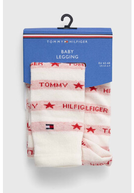 Tommy Hilfiger Бебешки чорапогащник в червено - Pepit.bg