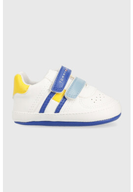 Tommy Hilfiger Бебешки маратонки в бяло - Pepit.bg