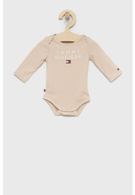 Tommy Hilfiger Бебешко боди в бежово - Pepit.bg