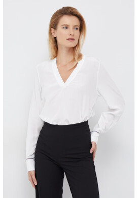Tommy Hilfiger Блуза в бежово с десен - Pepit.bg