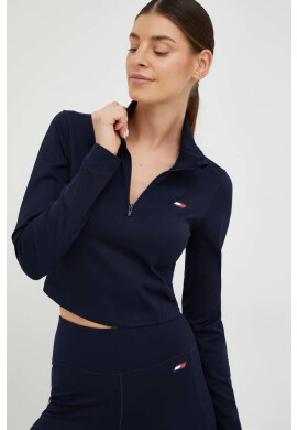 Tommy Hilfiger Блуза с дълги ръкави в синьо с яка тип peter pan - Pepit.bg