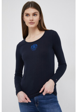 Tommy Hilfiger Блуза с дълги ръкави в тъмносиньо - Pepit.bg