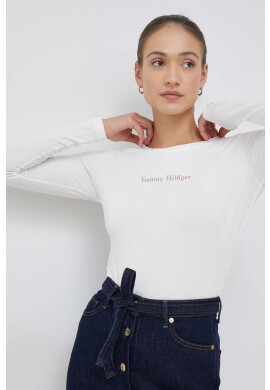 Tommy Hilfiger Блуза с дълги ръкави в бяло - Pepit.bg