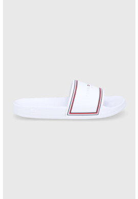 Tommy Hilfiger Чехли дамски в бяло - Pepit.bg