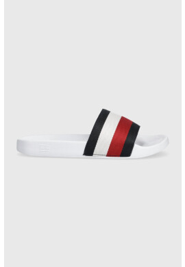 Tommy Hilfiger Чехли ESSENTIAL CORP SLIDE в бяло FW0FW07256 - Pepit.bg