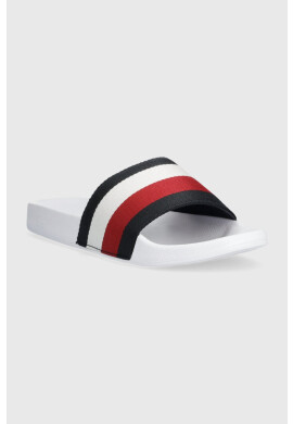 Tommy Hilfiger Чехли ESSENTIAL CORP SLIDE в бяло FW0FW07256 - Pepit.bg