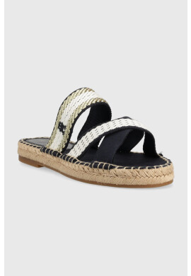 Tommy Hilfiger Чехли GOLDEN WEBBING SANDAL в тъмносиньо FW0FW07096 - Pepit.bg