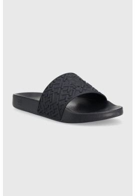 Tommy Hilfiger Чехли RUBBER TH MONOGRAM POOL SLIDE в тъмносиньо FM0FM04464 - Pepit.bg
