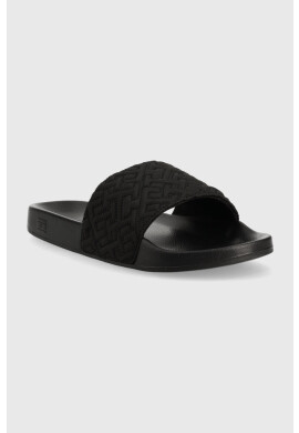 Tommy Hilfiger Чехли TH ELEVATED SLIDE в черно FW0FW07422 - Pepit.bg