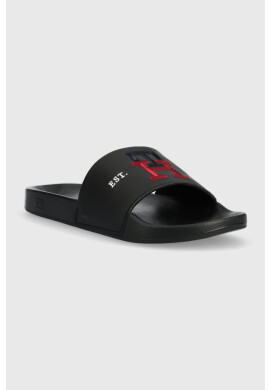 Tommy Hilfiger Чехли TH EMBROIDERY POOL SLIDE в черно FM0FM04465 - Pepit.bg