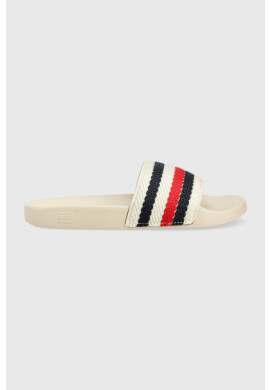 Tommy Hilfiger Чехли TOMMY ESSENTIAL POOL SLIDE в бяло FW0FW07151 - Pepit.bg