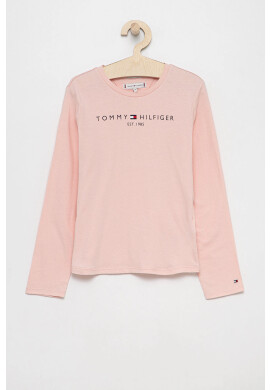 Tommy Hilfiger Детска блуза с дълги ръкави в розово - Pepit.bg