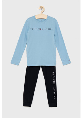 Tommy Hilfiger Детска памучна пижама - Pepit.bg