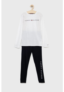 Tommy Hilfiger Детска памучна пижама - Pepit.bg