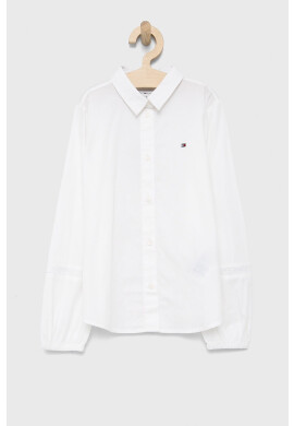Tommy Hilfiger Детска памучна риза - Pepit.bg