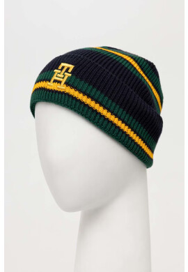 Tommy Hilfiger Детска памучна шапка в зелено от памук - Pepit.bg