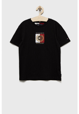 Tommy Hilfiger Детска памучна тениска - Pepit.bg