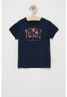 Tommy Hilfiger Детска памучна тениска - Pepit.bg