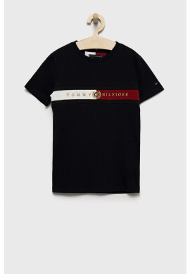 Tommy Hilfiger Детска памучна тениска - Pepit.bg