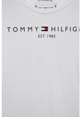 Tommy Hilfiger Детска памучна тениска в бяло - Pepit.bg