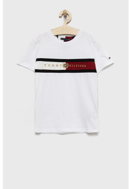 Tommy Hilfiger Детска памучна тениска - Pepit.bg