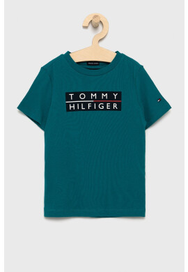 Tommy Hilfiger Детска памучна тениска - Pepit.bg