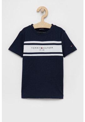 Tommy Hilfiger Детска памучна тениска - Pepit.bg