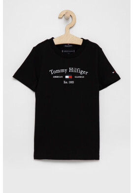 Tommy Hilfiger Детска памучна тениска - Pepit.bg