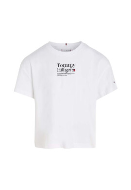 Tommy Hilfiger Детска памучна тениска в бяло - Pepit.bg