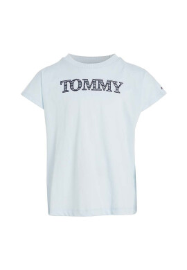 Tommy Hilfiger Детска памучна тениска в синьо - Pepit.bg